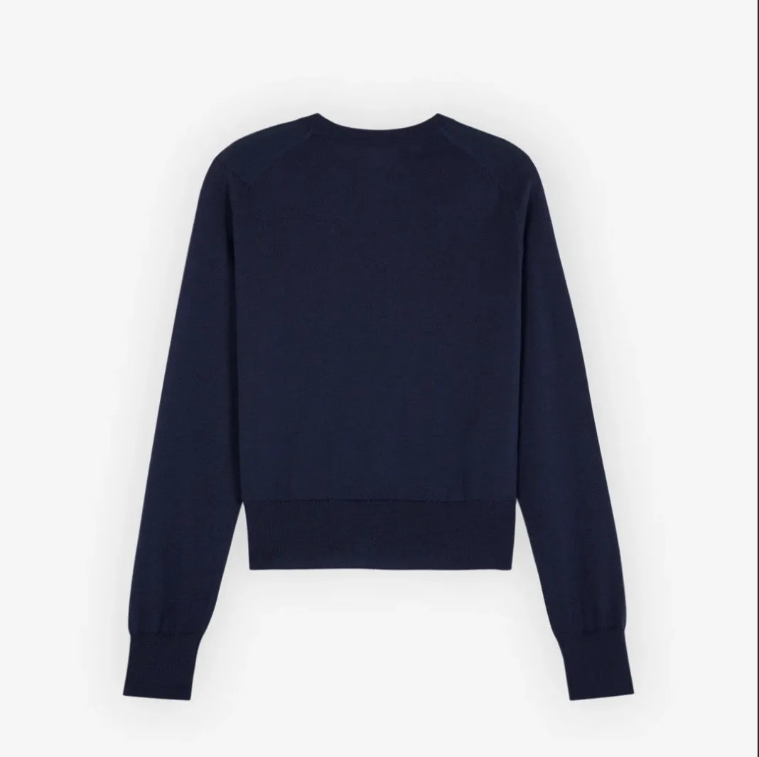 Maison Kitsune Long Sleeve Wool Shirt - Casual Office Style