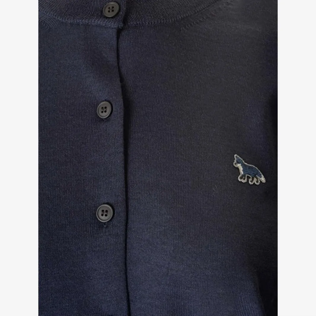 Maison Kitsune Long Sleeve Wool Shirt - Casual Office Style