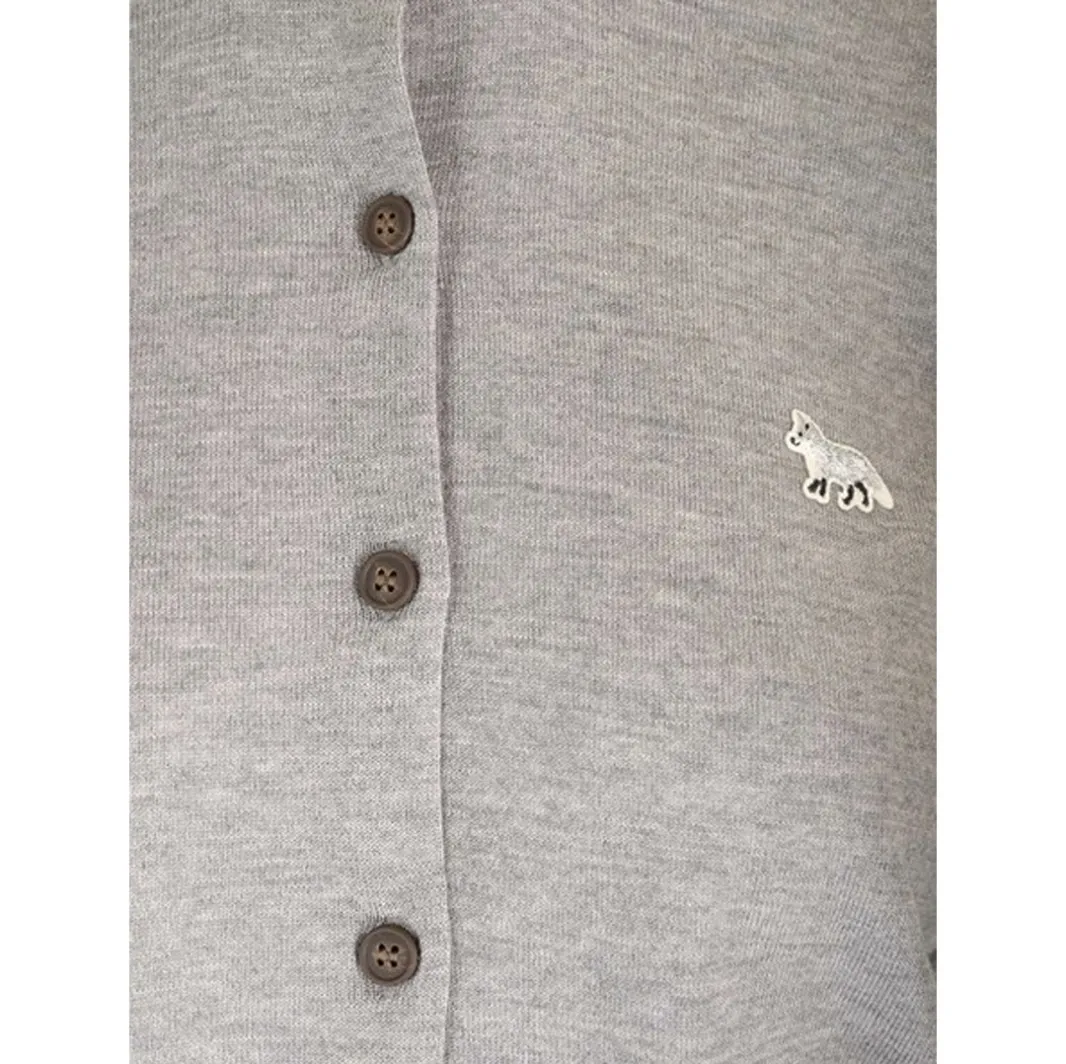 Maison Kitsune Long Sleeve Wool Shirt - Casual Office Style