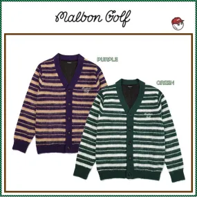 Malbon Golf Plain Logo Cardigans