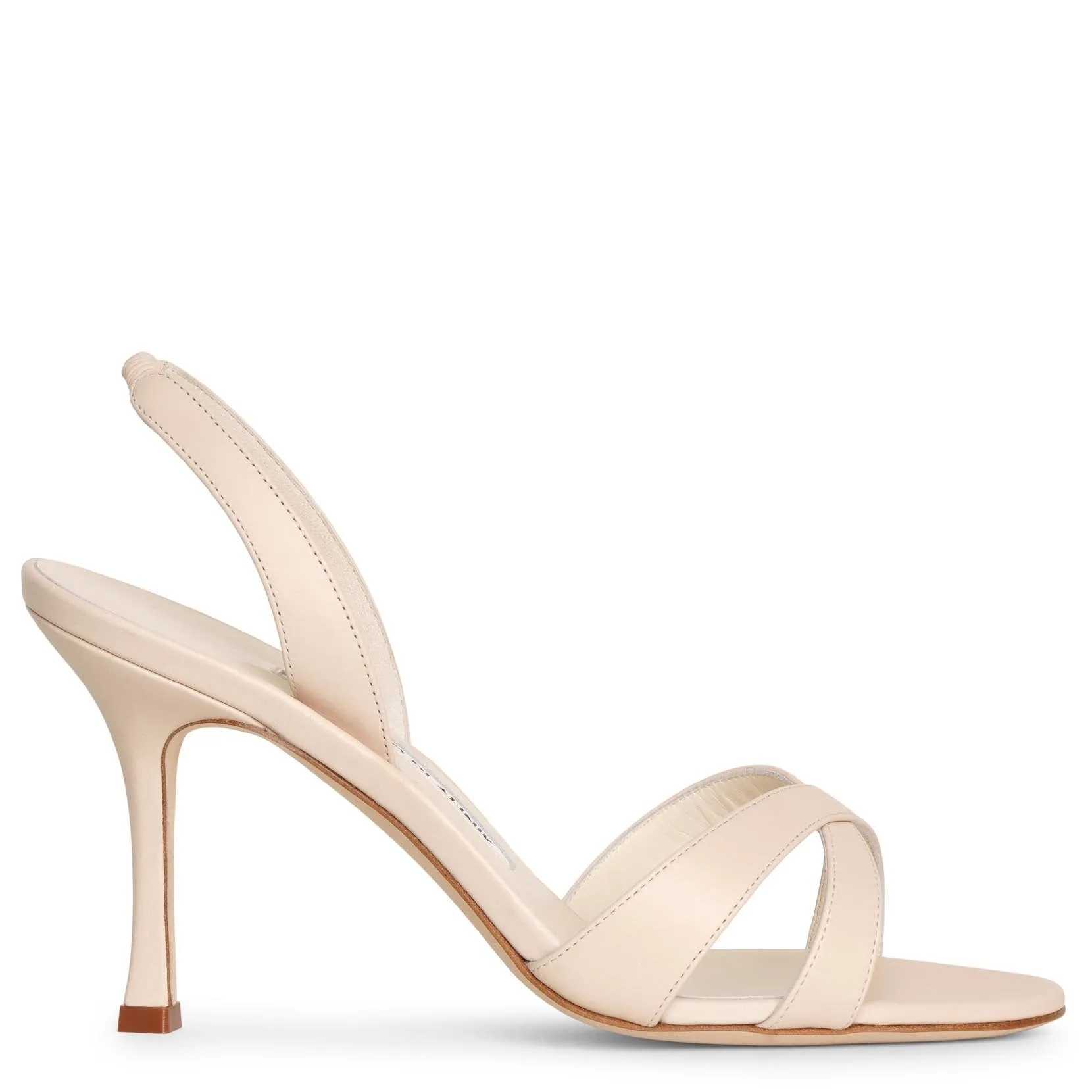 Manolo Blahnik Callasli 90 Off White Sandals