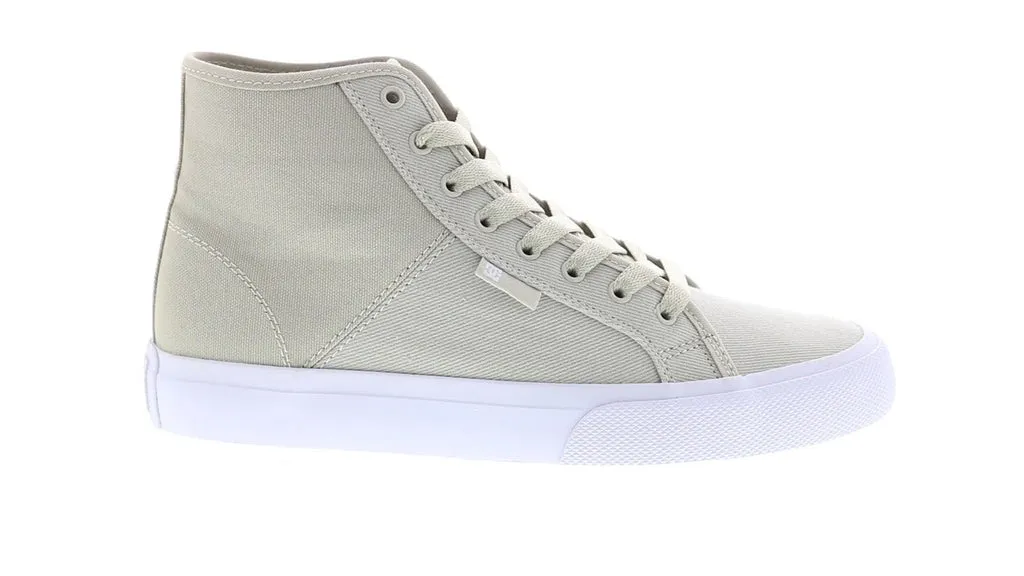 Men's Beige Skate Inspired Sneakers Shoes - DC Manual HI TX SE ADYS300644-TKA0