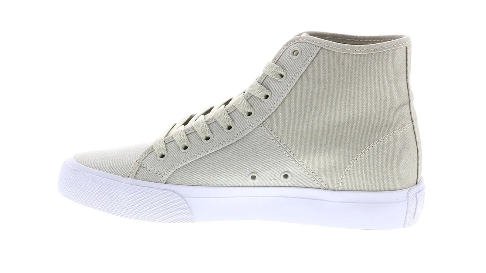 Men's Beige Skate Inspired Sneakers Shoes - DC Manual HI TX SE ADYS300644-TKA0