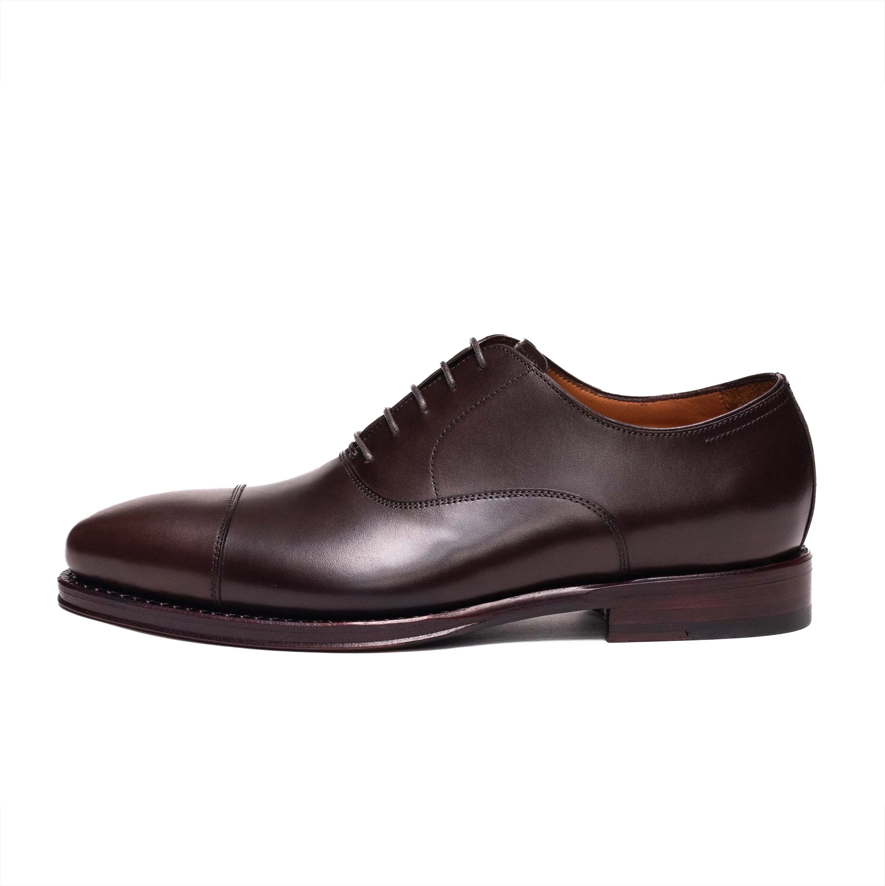 Men's 98317 Dark Brown Calf Oxford Cap Toe