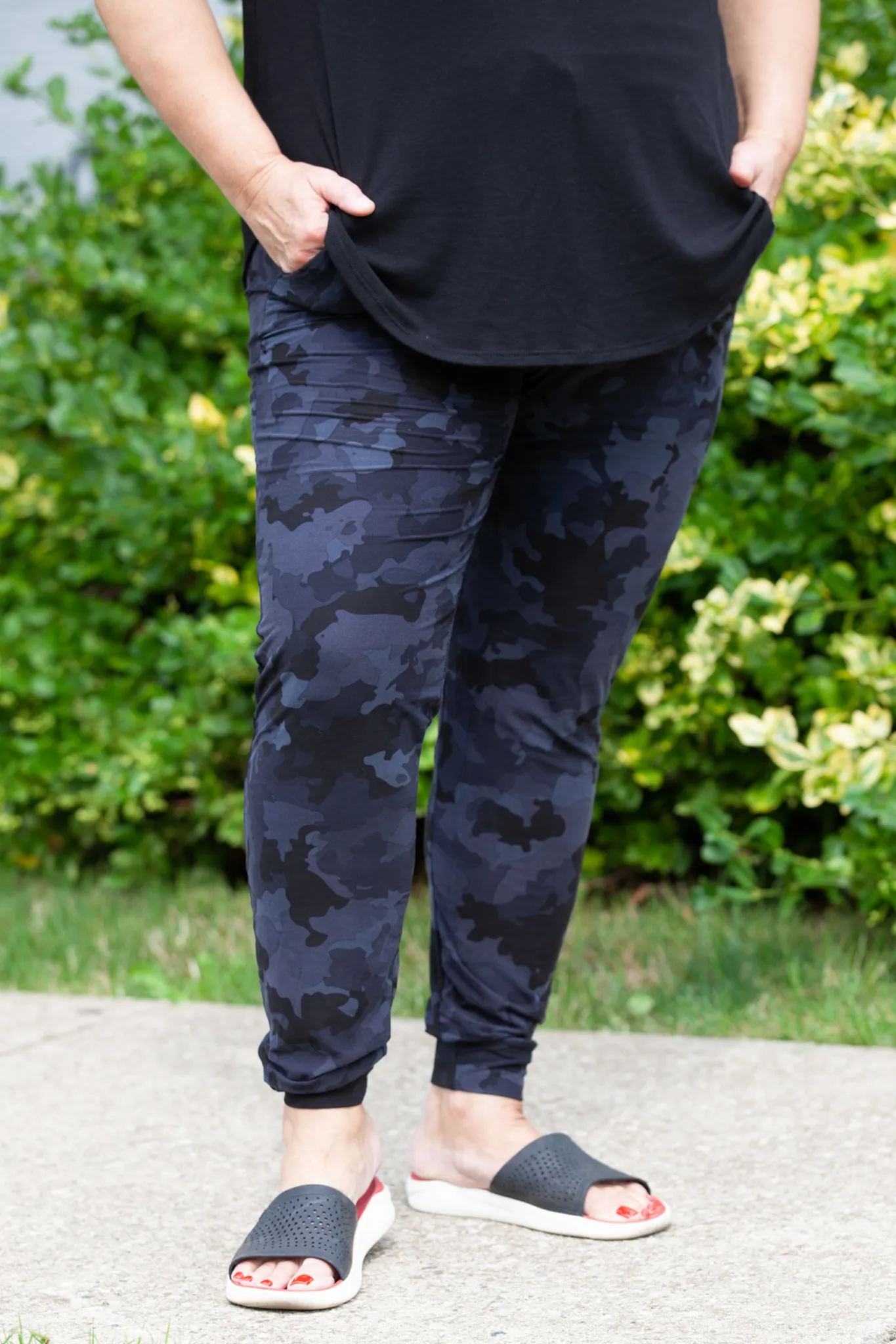 Midnight Camouflage Pants Plus Size