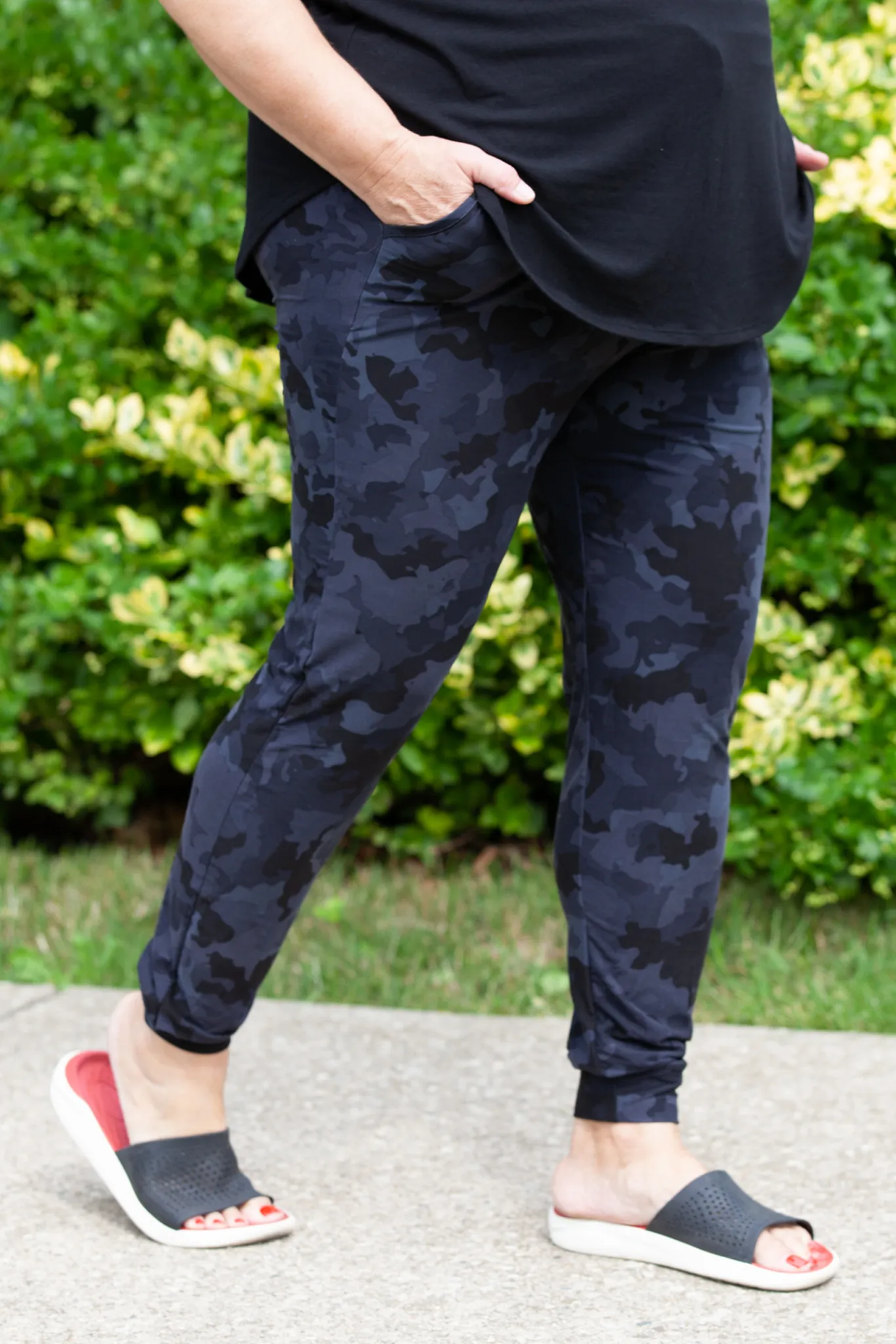 Midnight Camouflage Pants Plus Size