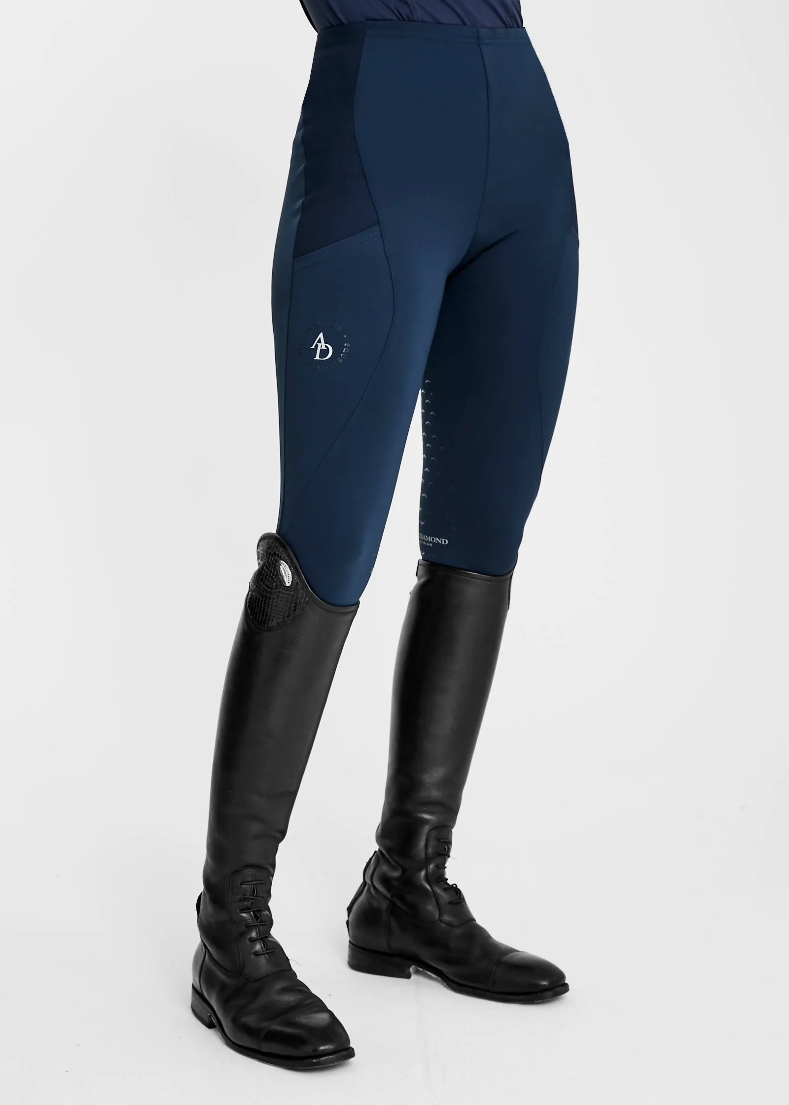 Navy Blue Equestrian Leggings