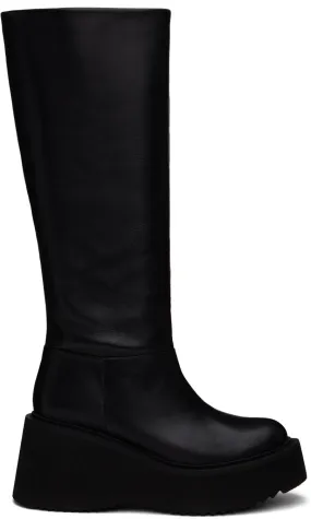 Nicole Saldaña Black Bobbi Boots