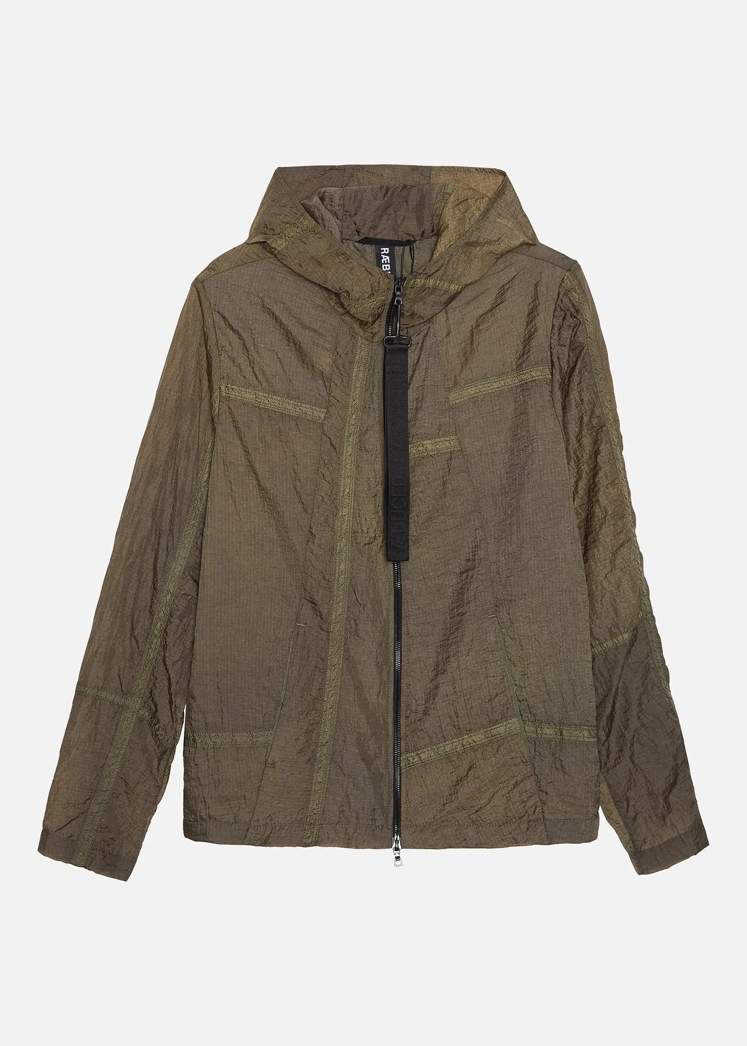 Olive Green Parachute Anorak