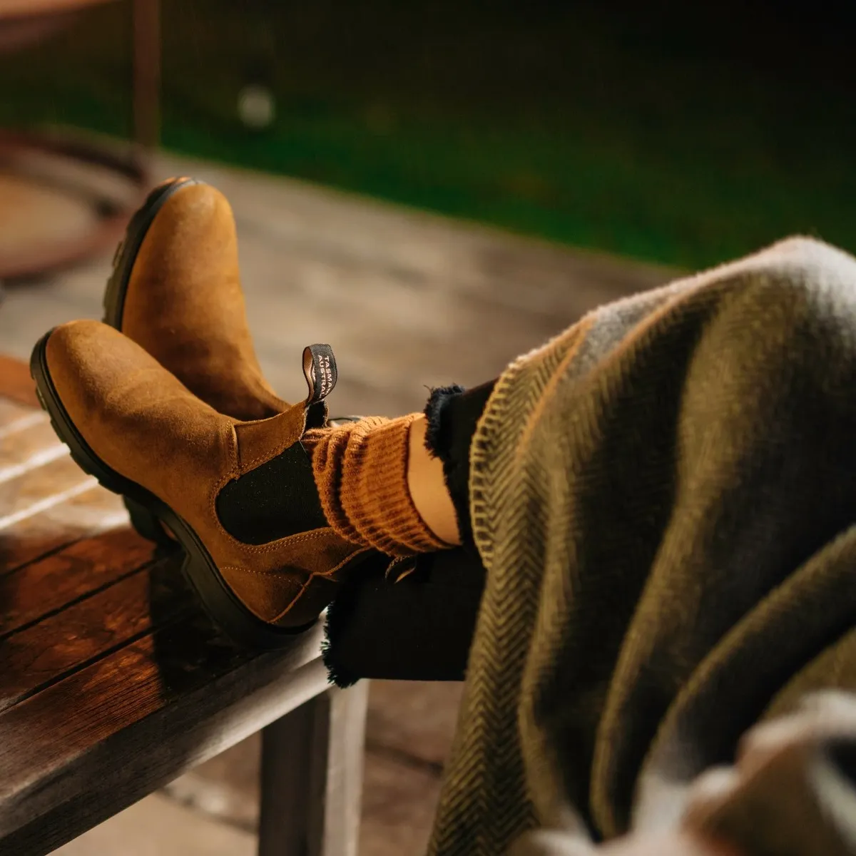 Original Suede Tobacco Boots for Women.