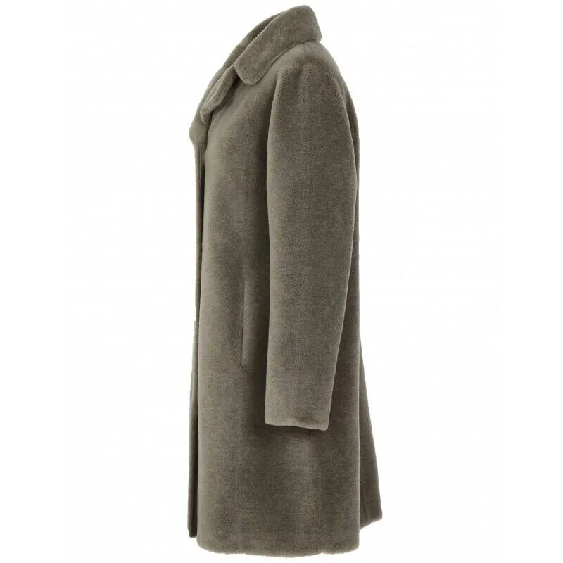 Pale Green Wool Reversible Coat