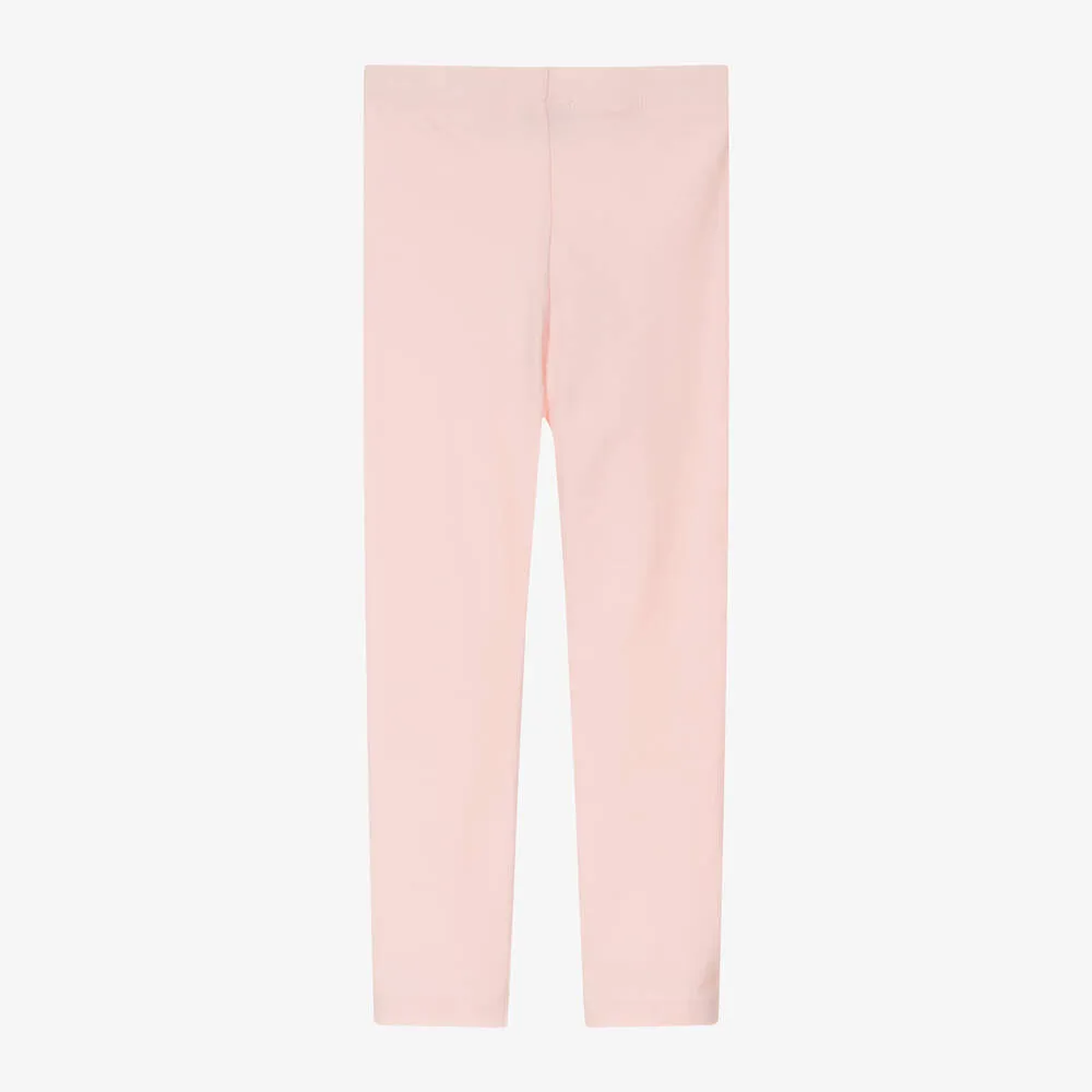 Pink Girls Cotton Leggings