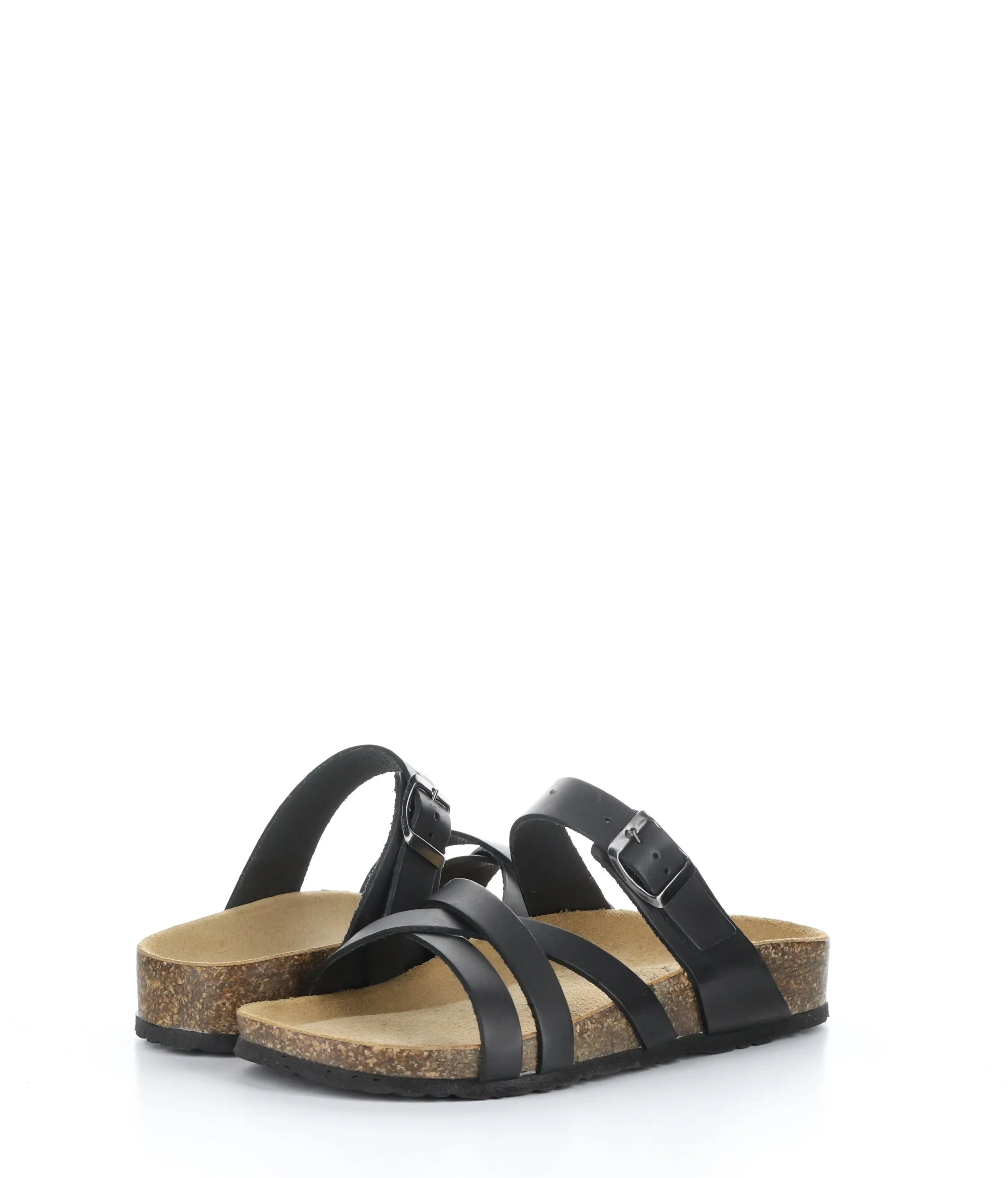 PISCES BLACK Sandals with Straps