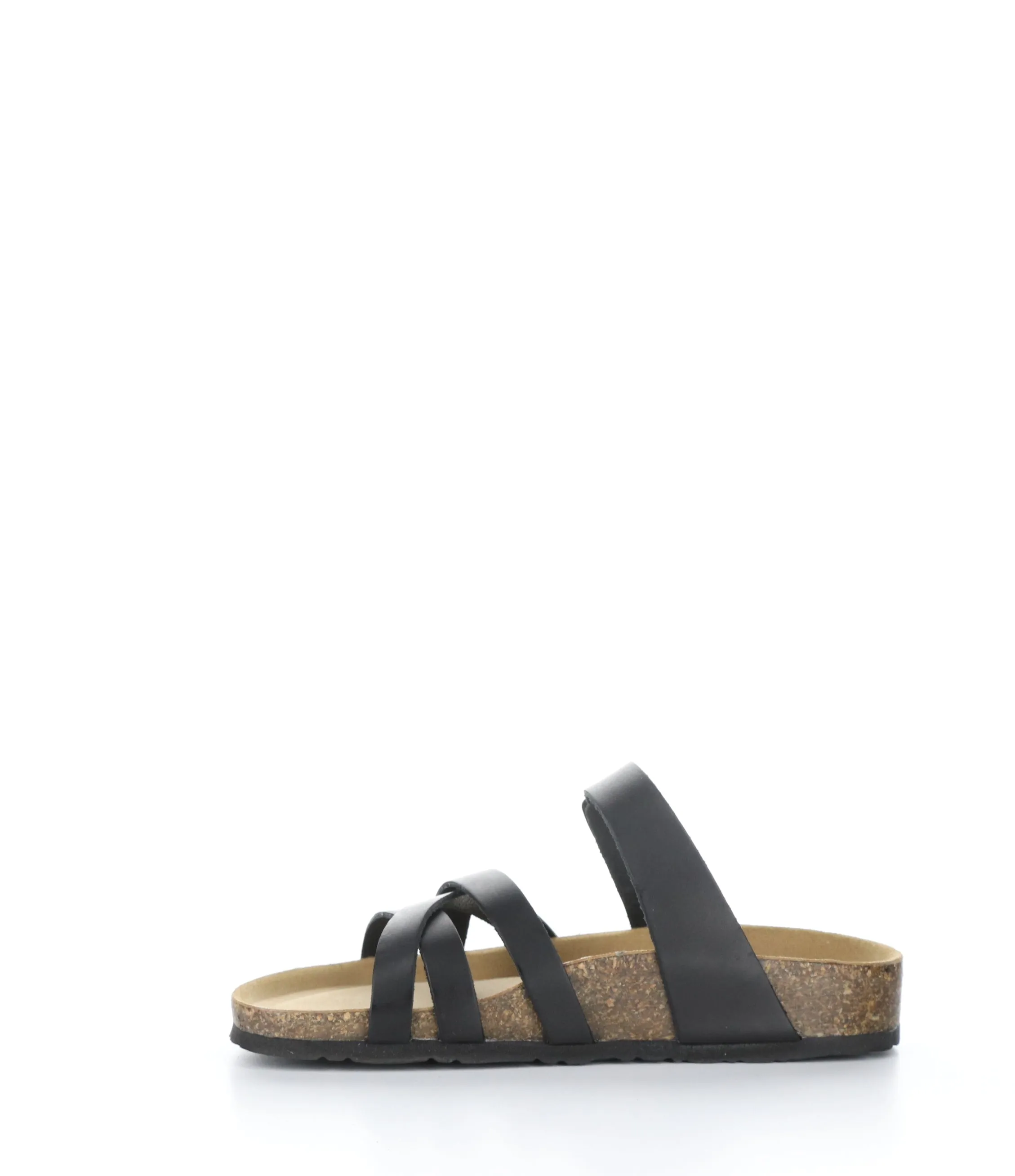 PISCES BLACK Sandals with Straps