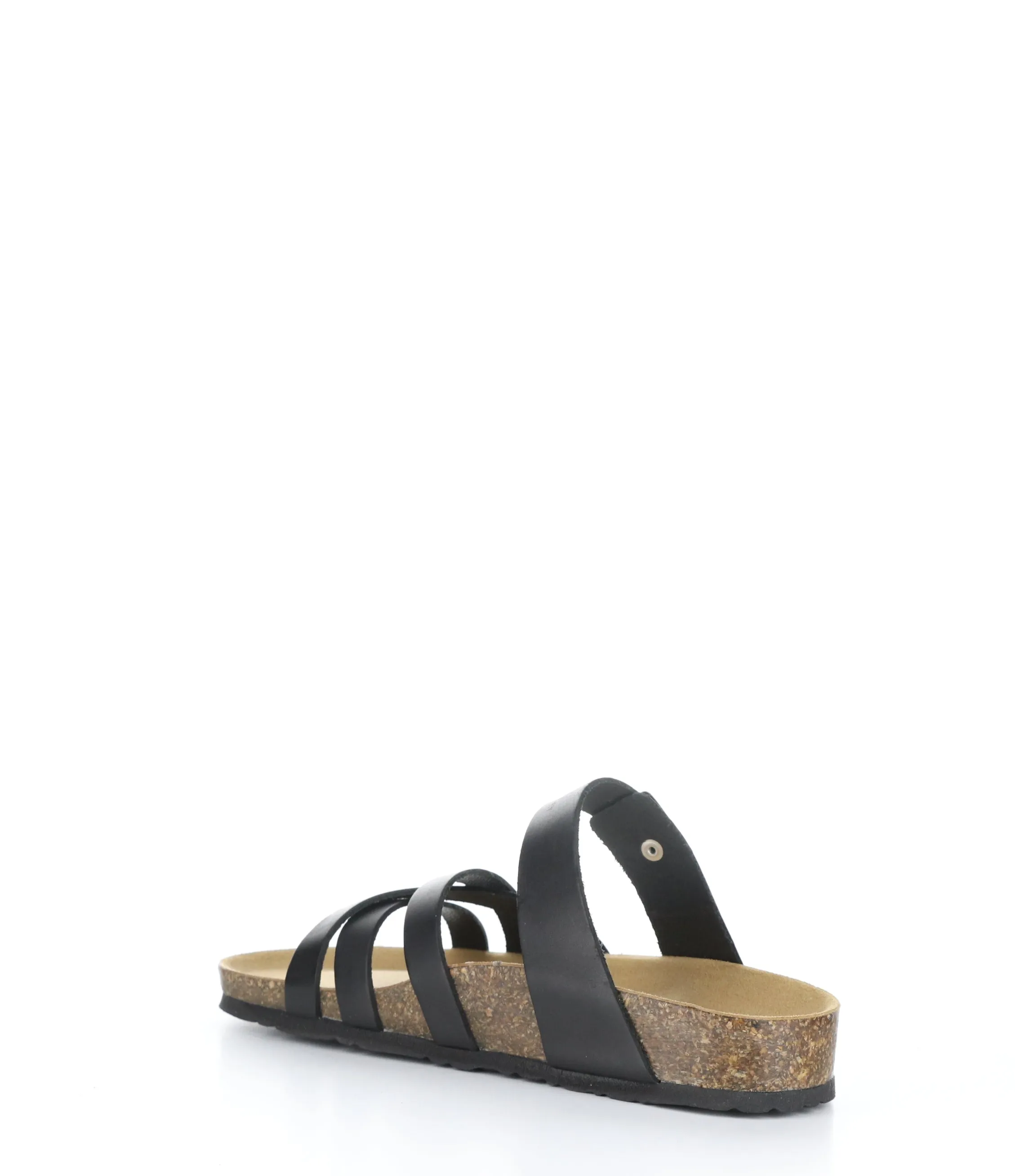 PISCES BLACK Sandals with Straps