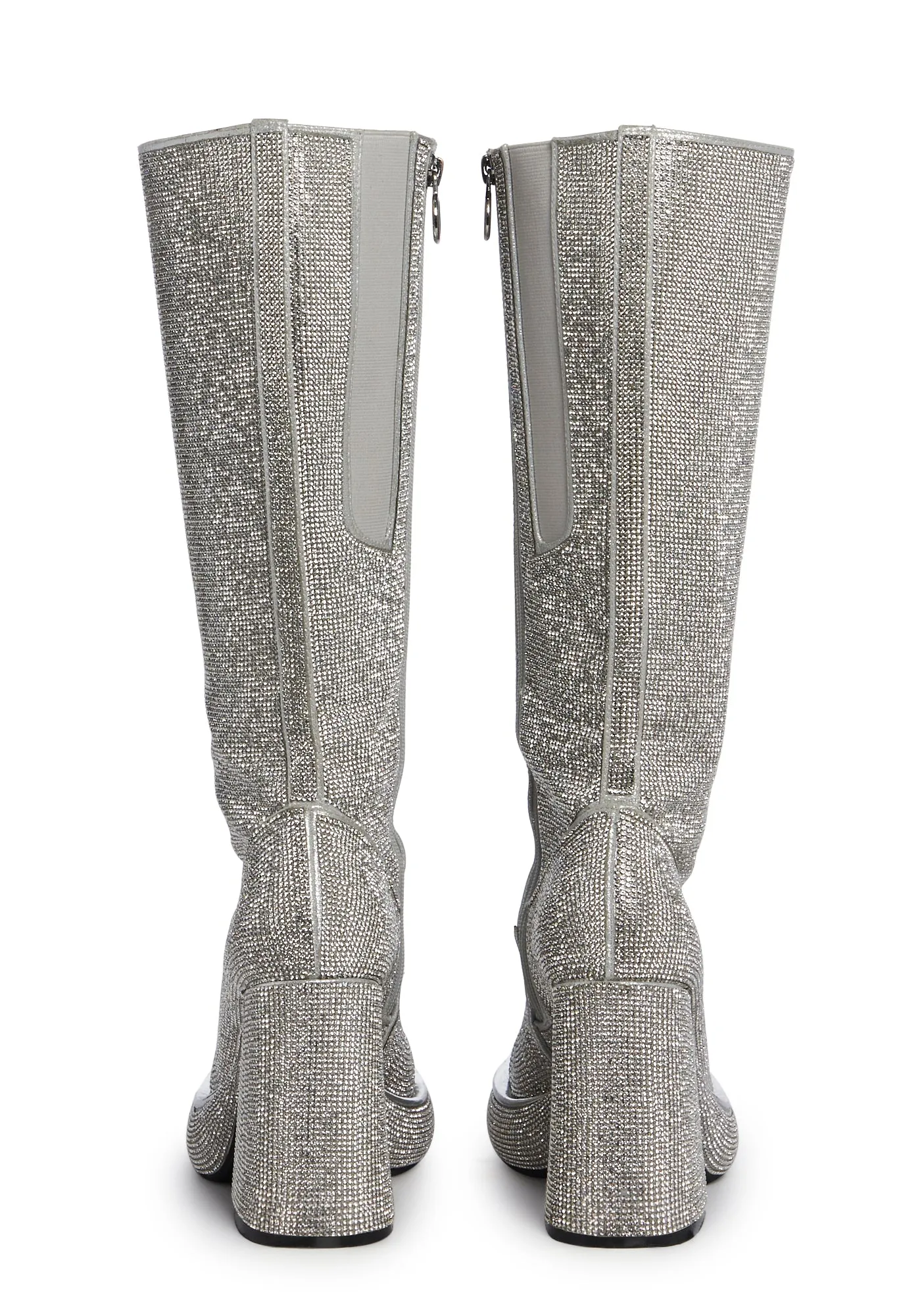 Platform Boots with Bling