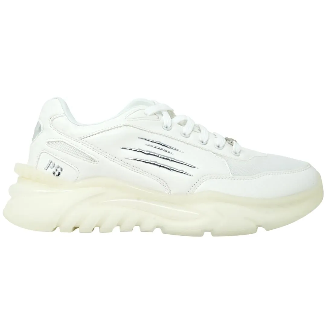 Plein Sport White Trainers for Men Sips1009 01 - Shop Now