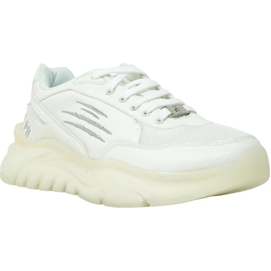 Plein Sport White Trainers for Men Sips1009 01 - Shop Now