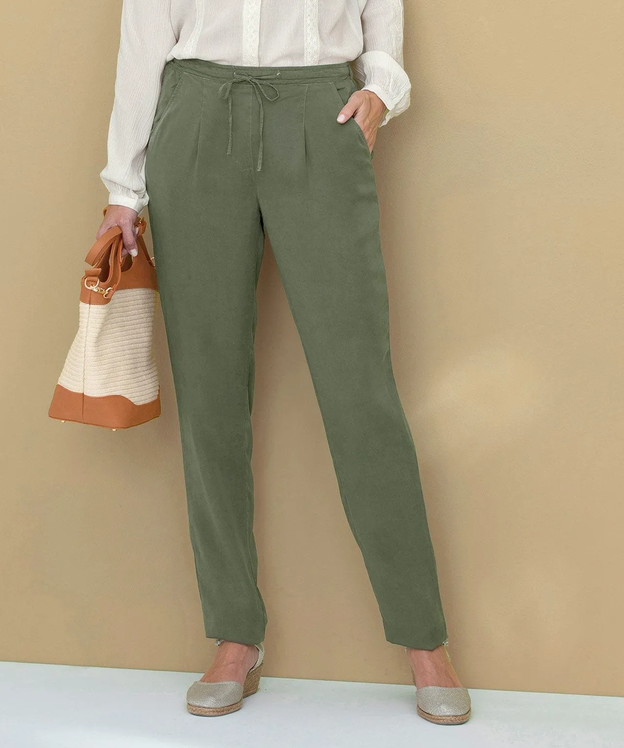 Lyocell Pull-On Pants