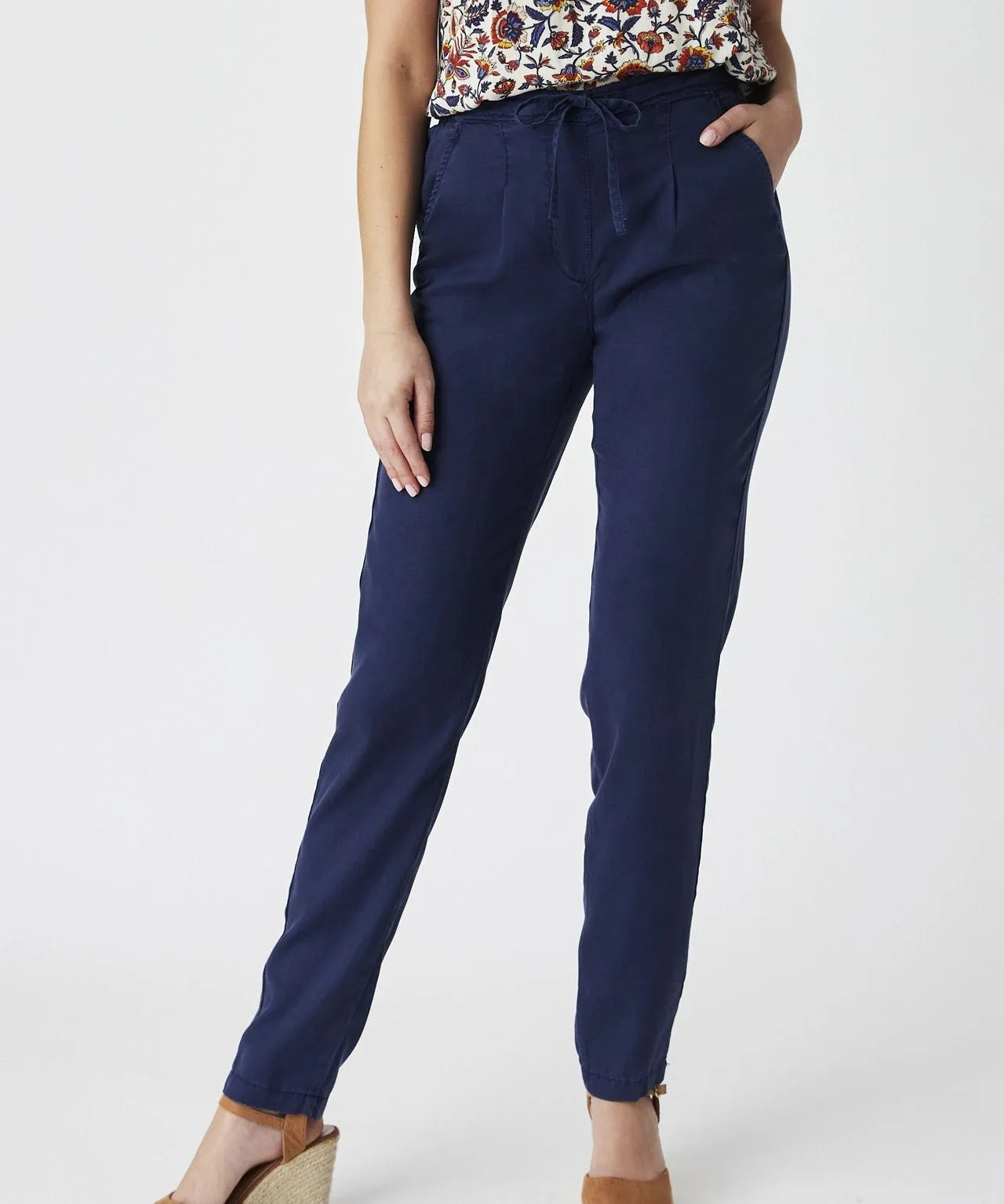 Lyocell Pull-On Pants