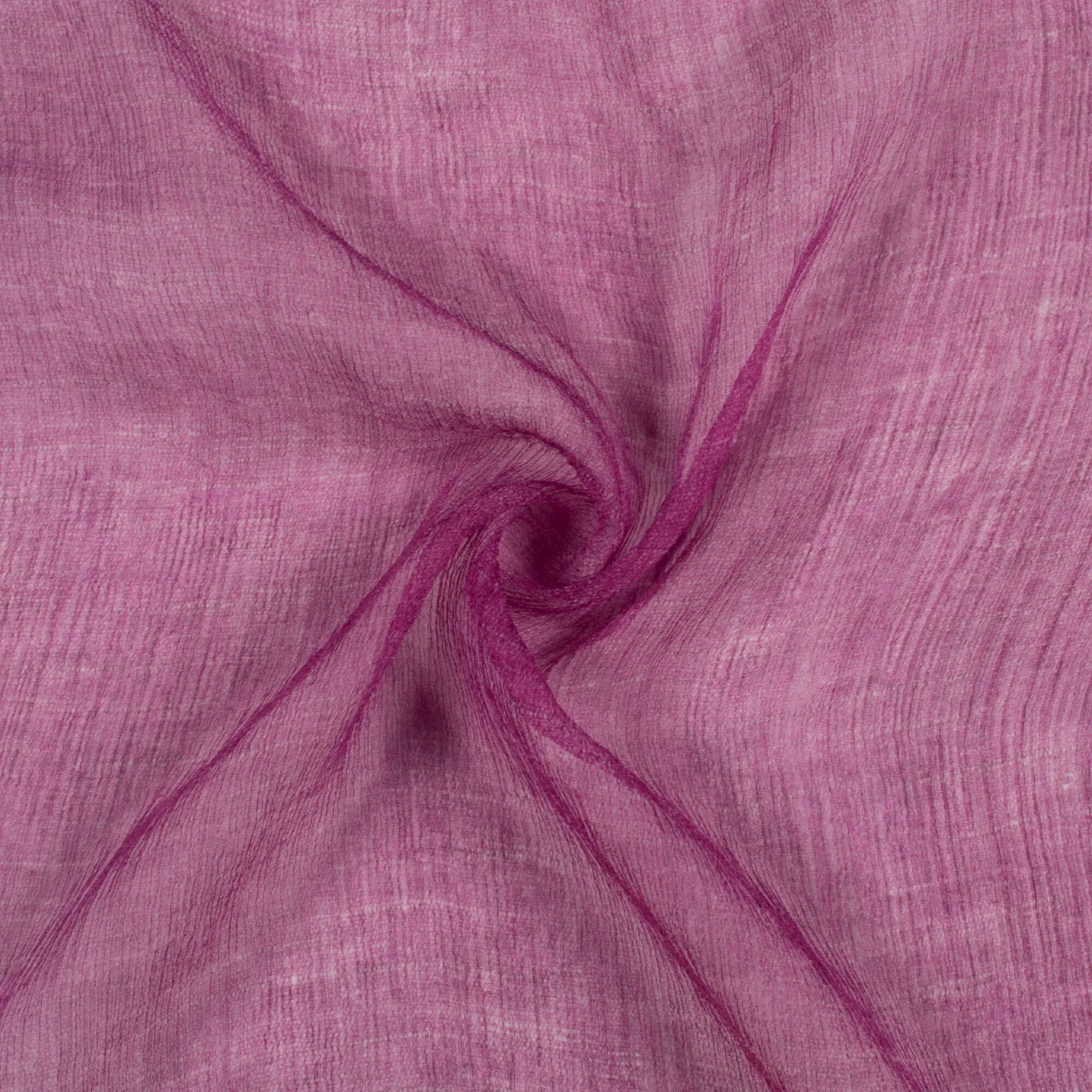 Purple Mulberry Chiffon Fabric with Digital Texture Pattern