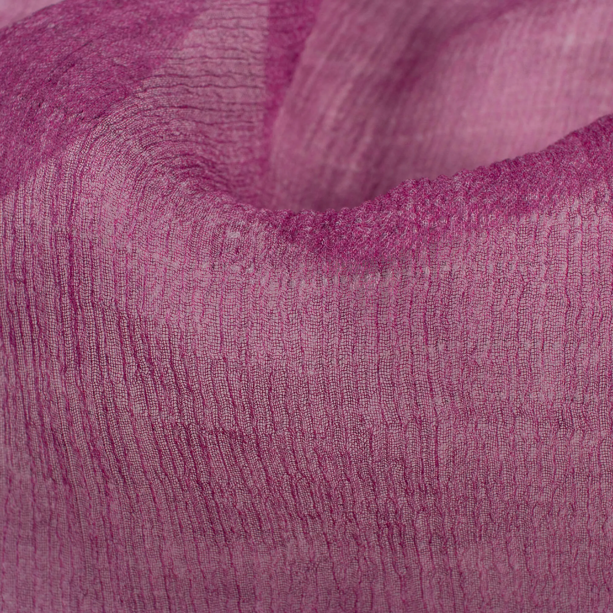 Purple Mulberry Chiffon Fabric with Digital Texture Pattern