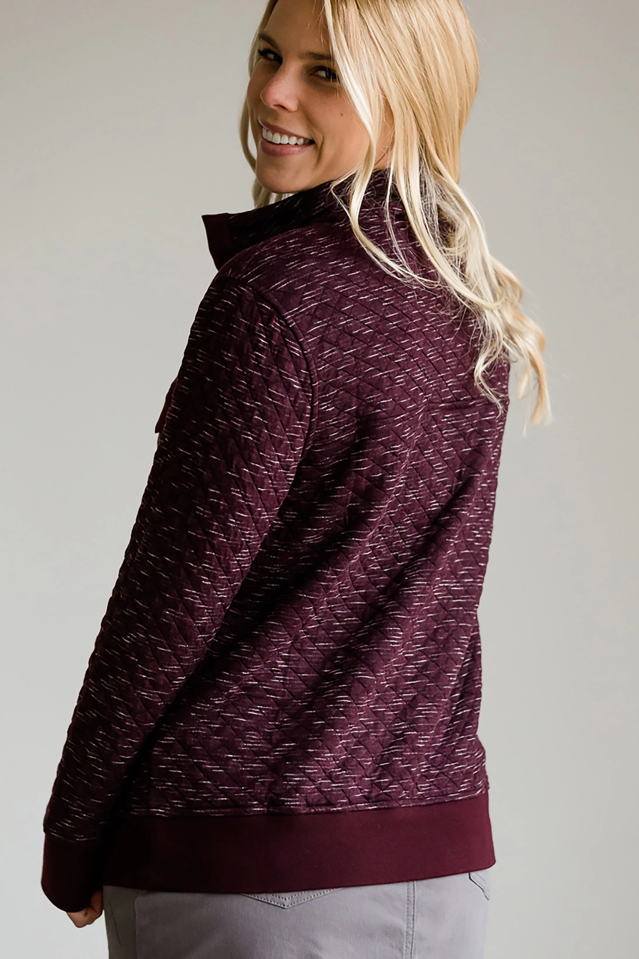 Quilted Pocket Sweater - Clearance Sale