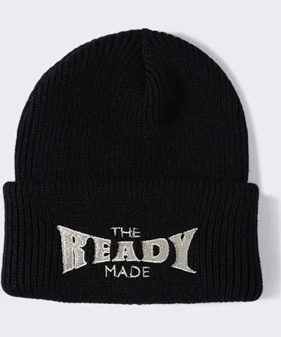 READYMADE Recycled Wool Knit Cap - Black