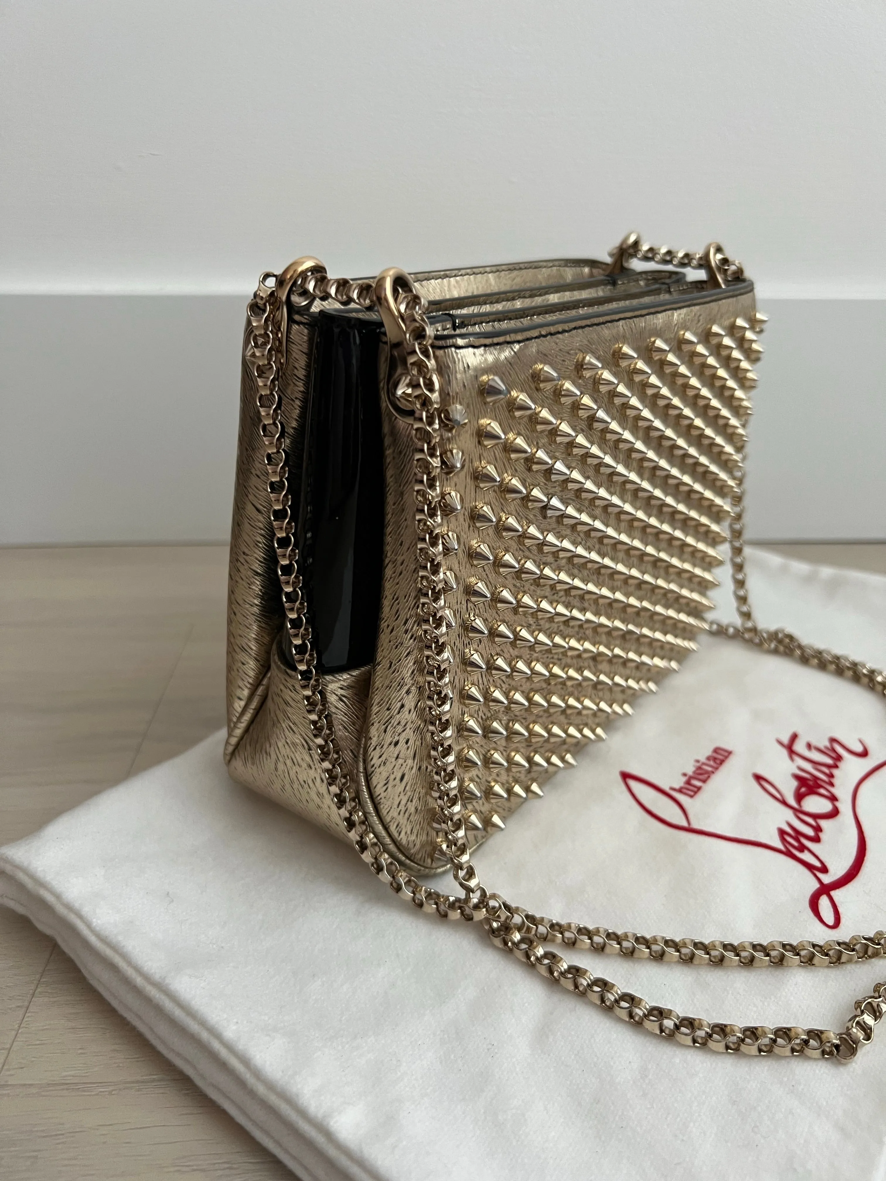 Red Bottoms Triloubi Spike Handbag