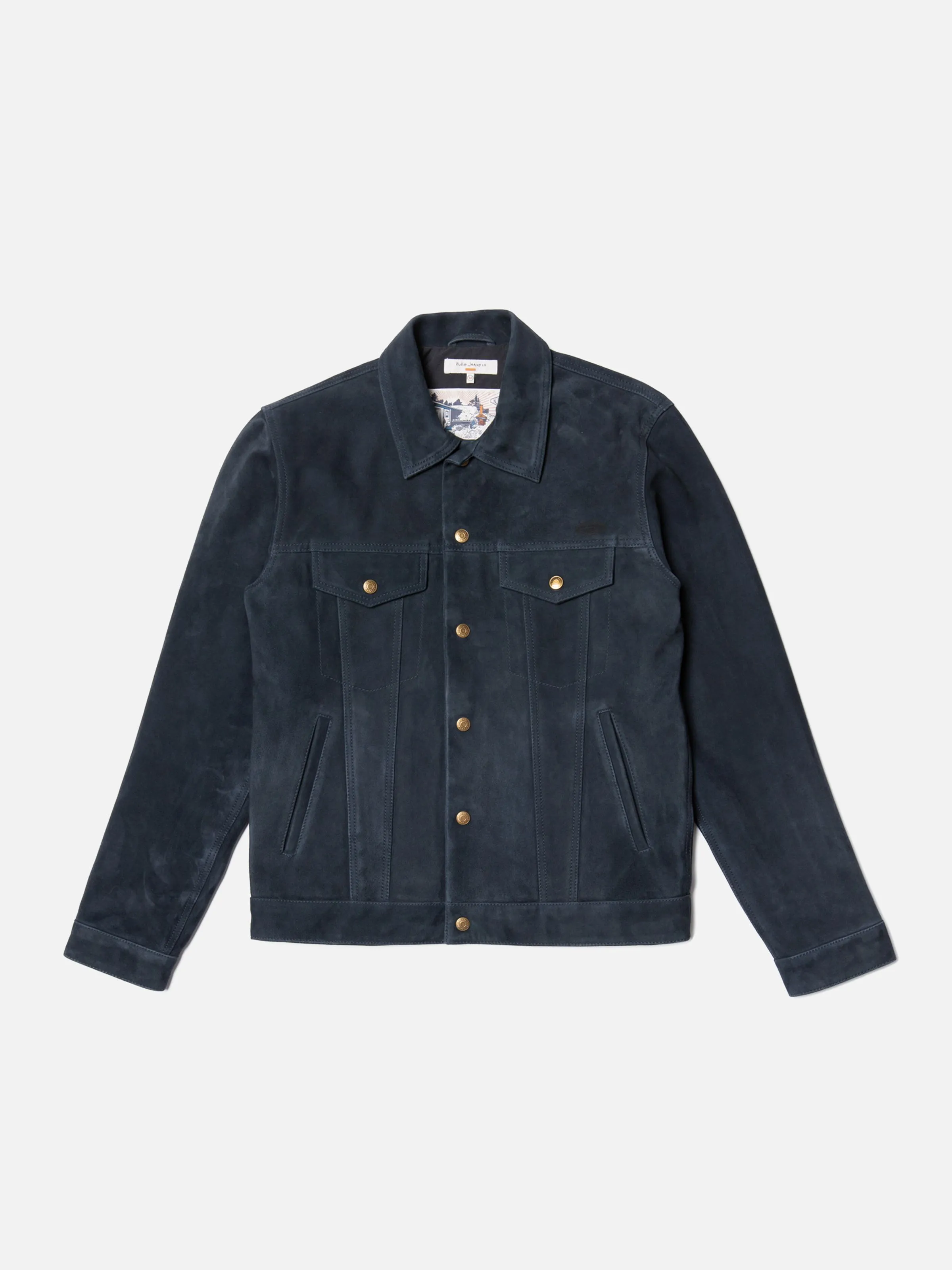 Robby Navy Nubuck Jacket