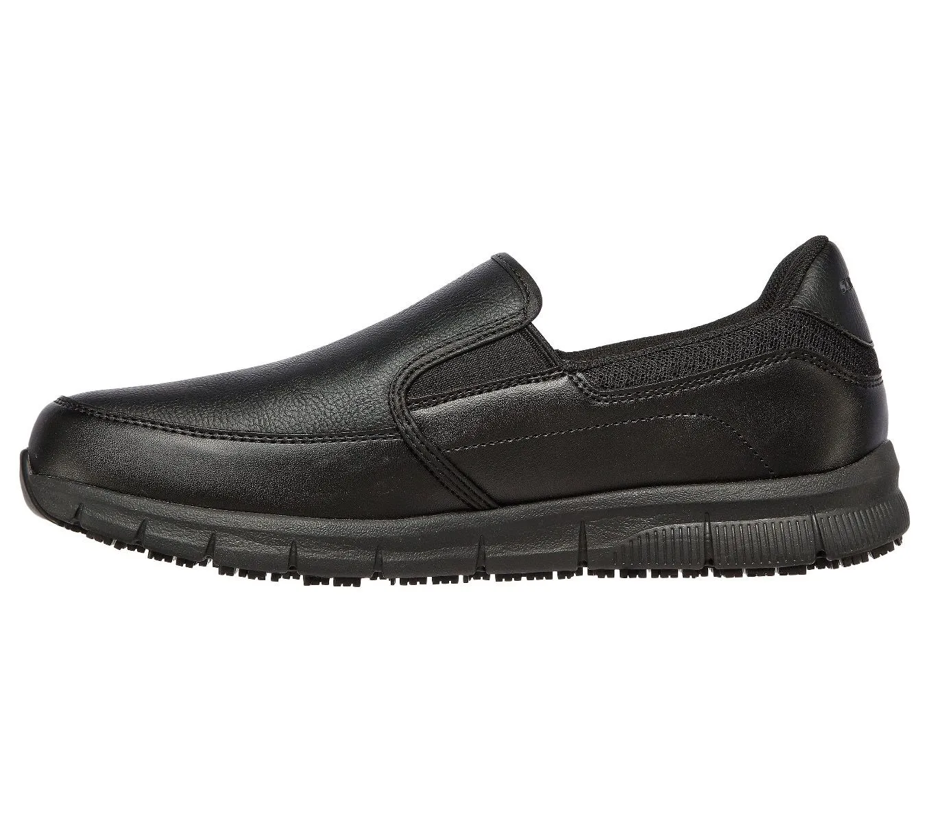 Skechers Black Work Relaxed Nampa Groton Shoes