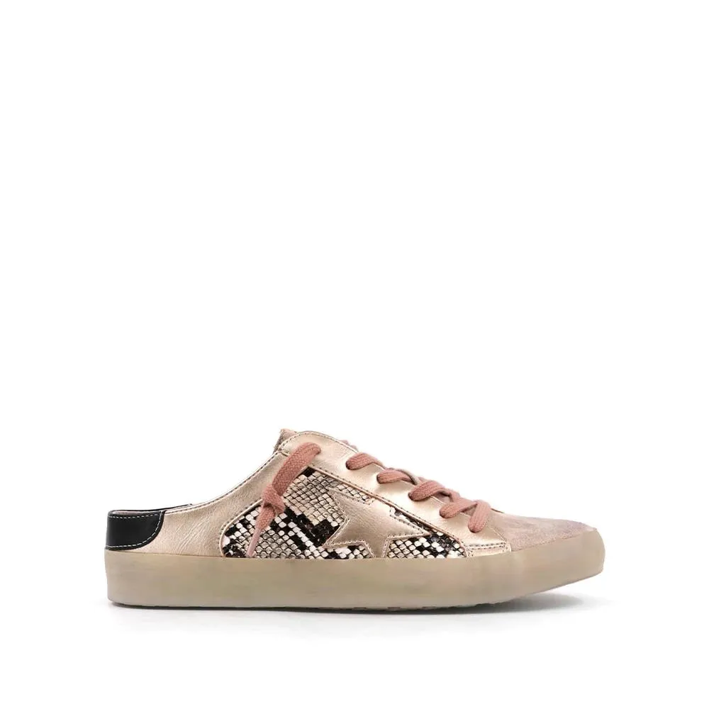 Snake Print Slip-On Star Sneaker