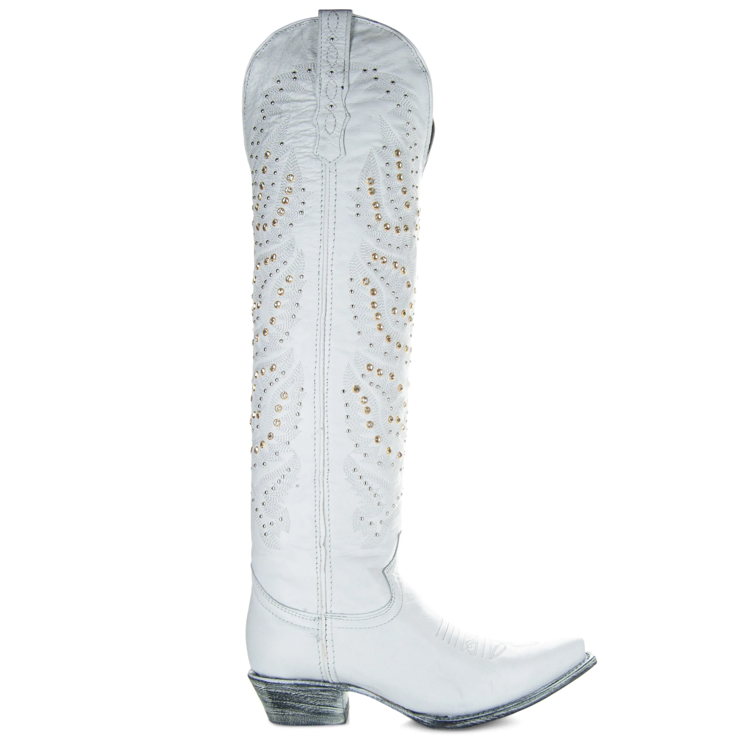 Soto Women's Tall White Cowgirl Boots - Shop Now