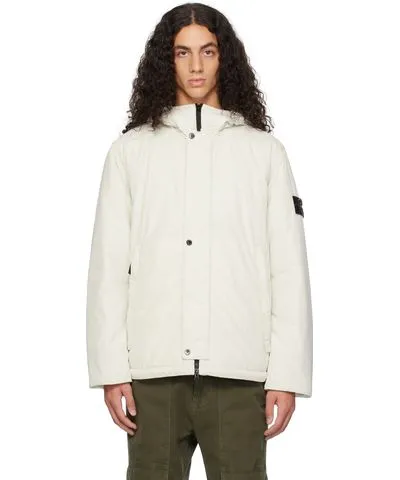 Stone Island Off-White 43426 Micro Twill Jacket