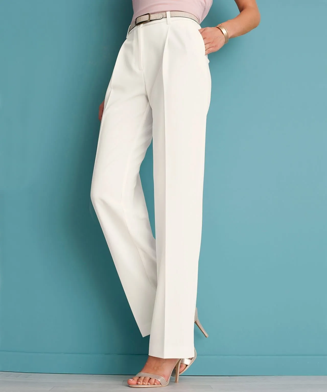 Tailored Straight-Leg Trousers