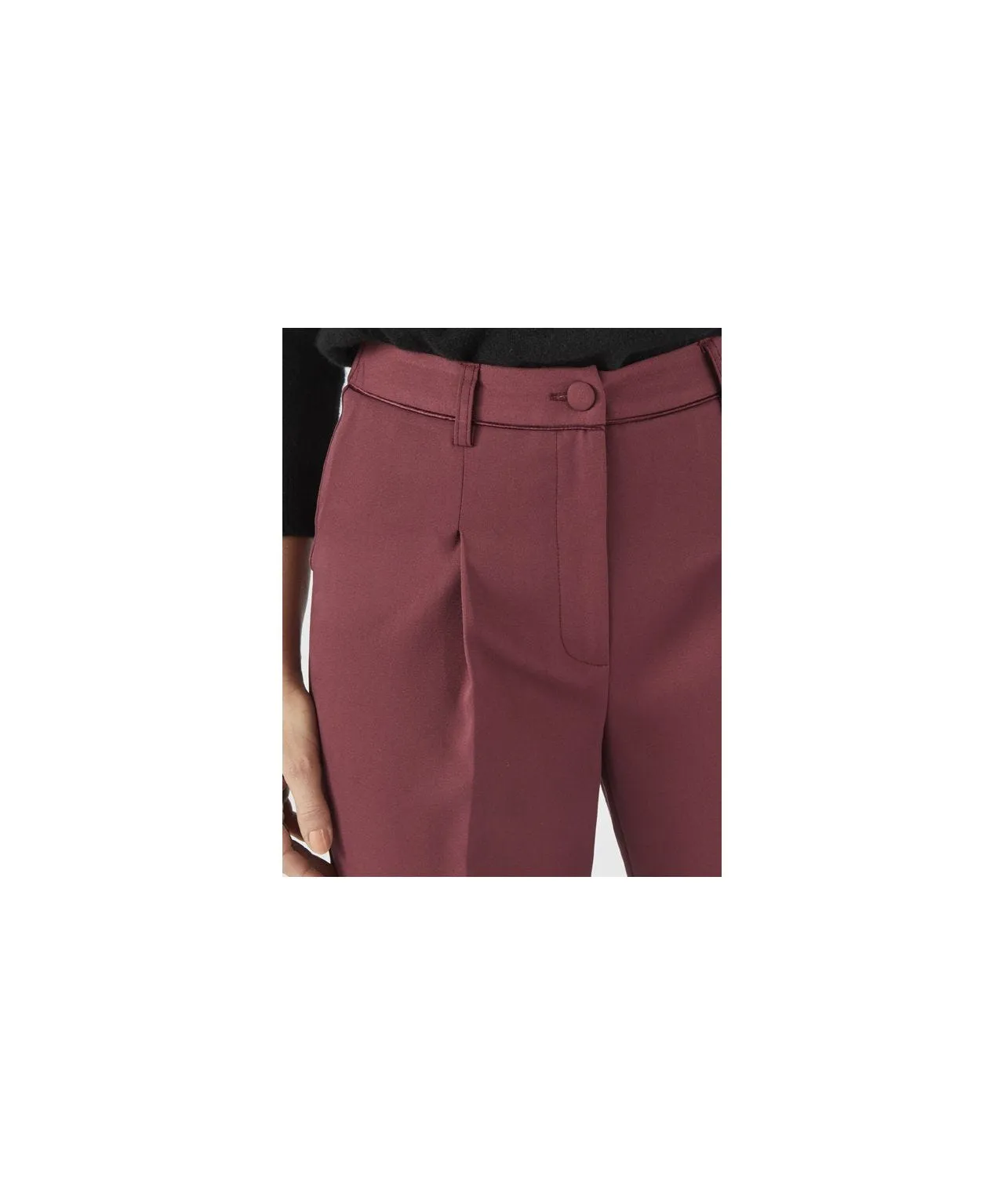 Tailored Straight-Leg Trousers