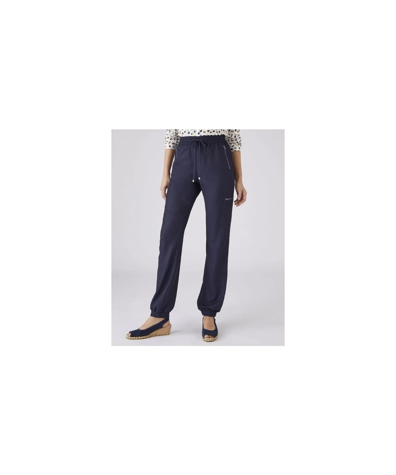 Stretch Comfort Crêpe Trousers