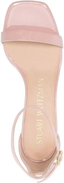 Pink Open-Toe Sandals by Stuart Weitzman Simplecurve 50