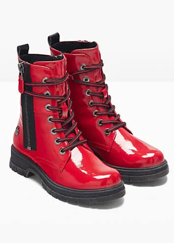 Stylish Red Marco Tozzi Boots