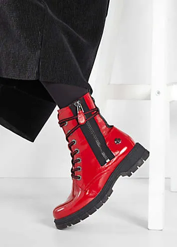 Stylish Red Marco Tozzi Boots