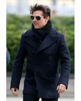 Stylish Wool Coat Inspired by Mission Impossible 6 Ethan Hunt