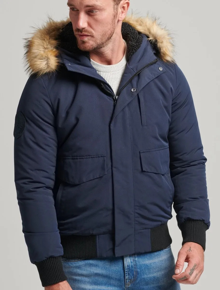 Men's Superdry Casual Bomber Jacket in Nordic Style