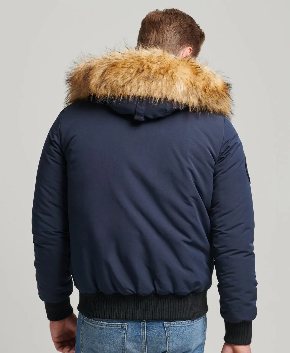 Men's Superdry Casual Bomber Jacket in Nordic Style