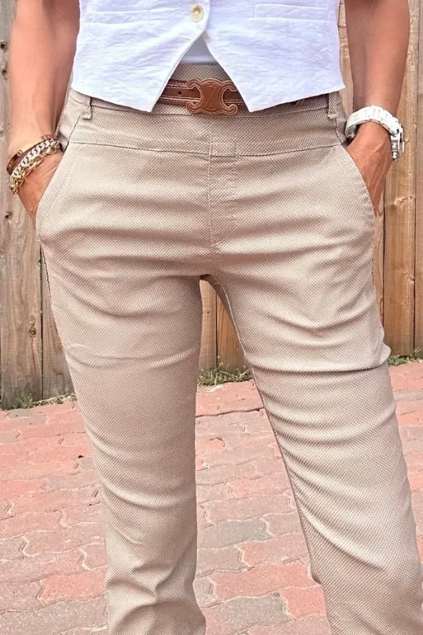 Taupe Diamond Liat Pant