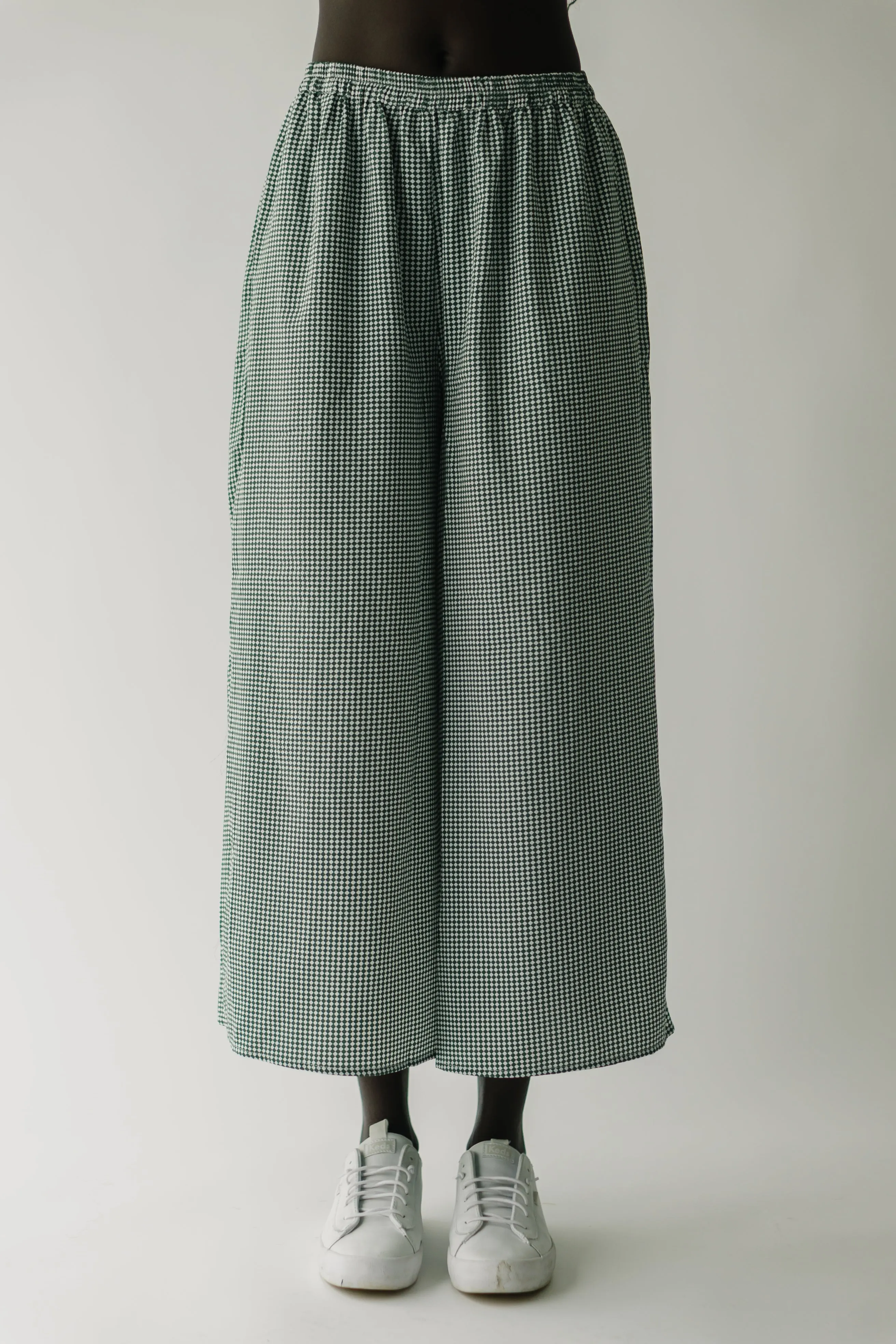 Belmont Checkered Pant Green