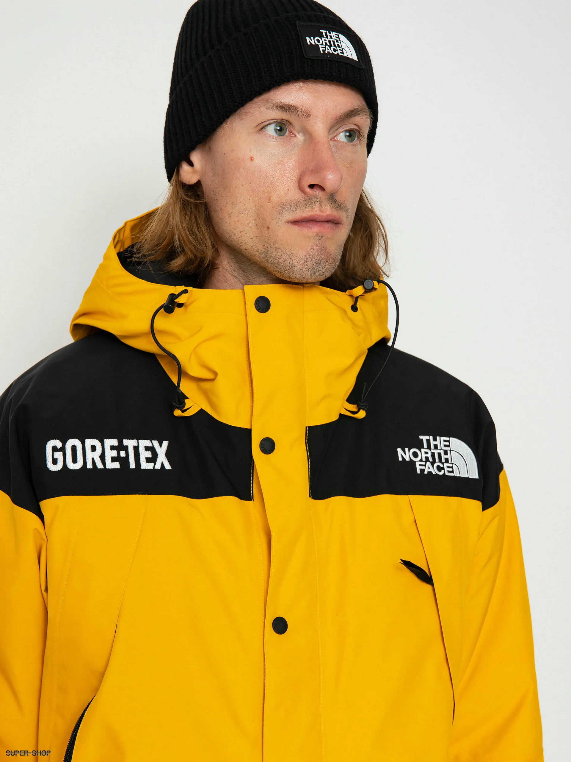 The North Face GTX Mountain Guide Insulated Jacket Summit Gold TNF Black