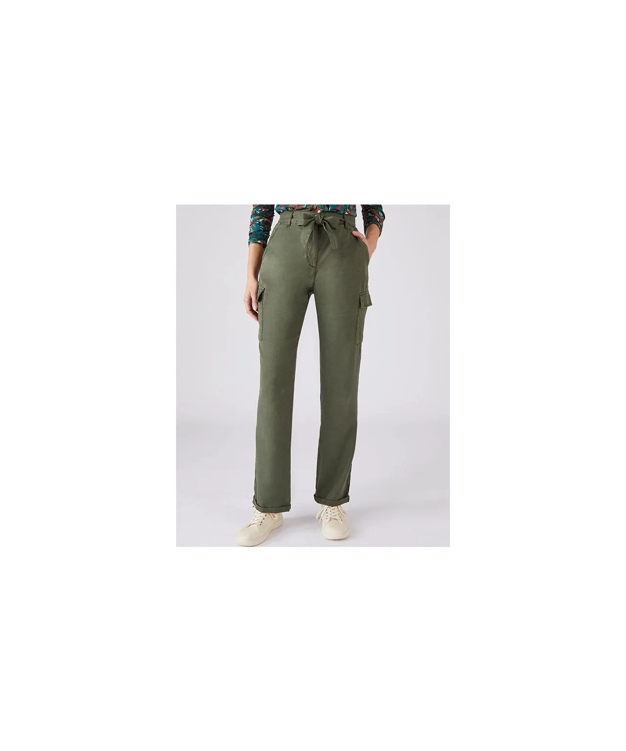 Cargo Tie Trousers Waist