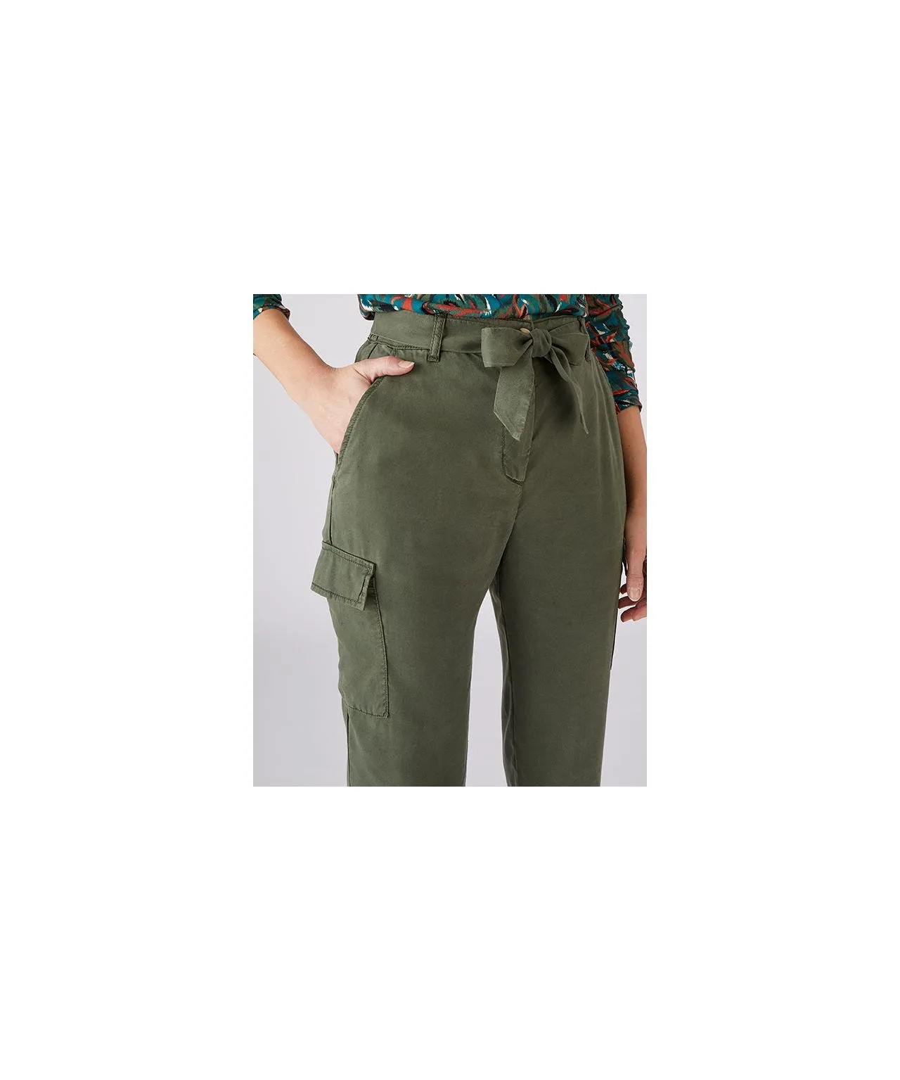 Cargo Tie Trousers Waist