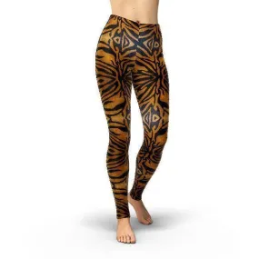 Tiger Print Leggings - Jean