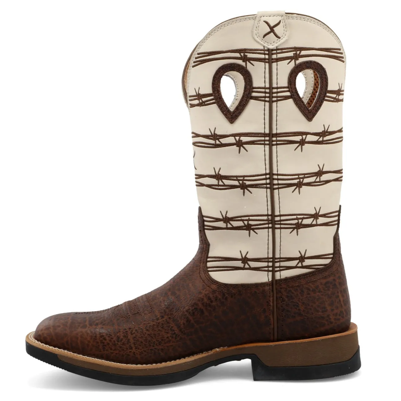 Twisted X Men's 12 Tech X Boot - Brown Elephant Print and Bone - Shop Now!